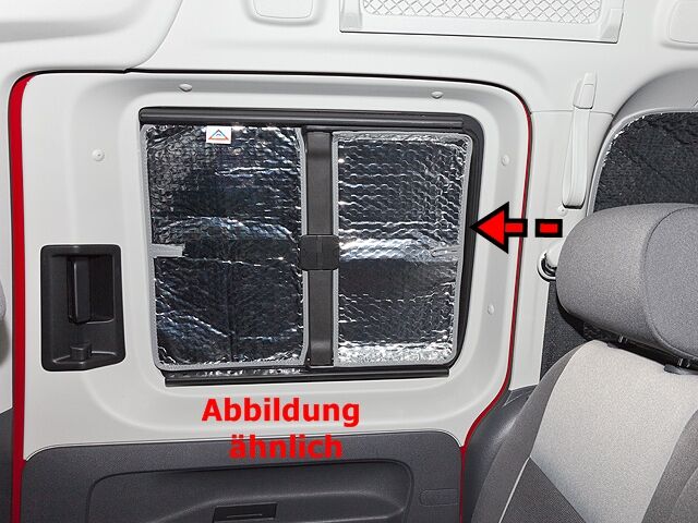 Brandrup – ISOLITE Inside VW Caddy Schiebfenster links Schiebetüre